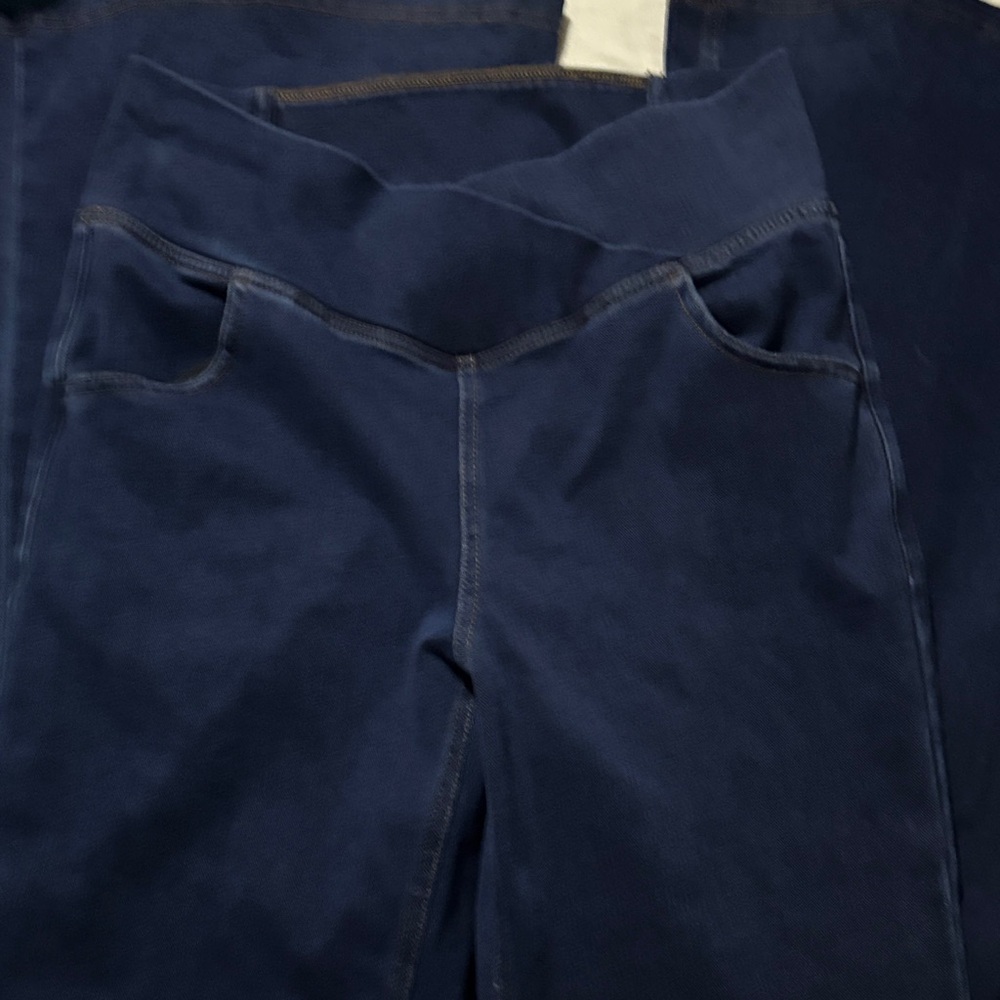 HALARA Women's Flare & Wide Leg Jeans - Navy Blue